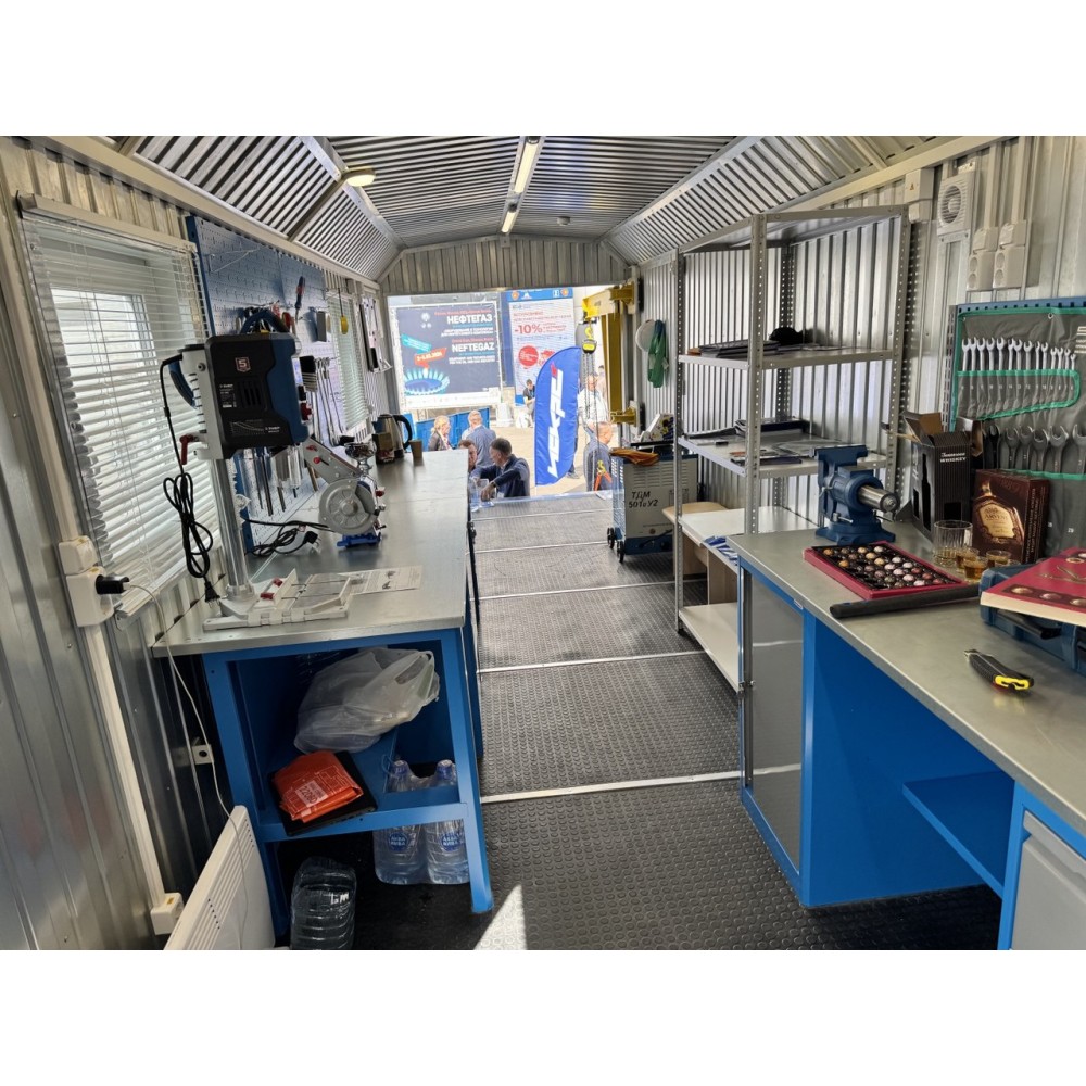 Вагон-дом слесарная мастерская